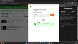 Tutorials Point coupon verification screenshot