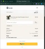 off15 coupon verification screenshot