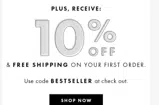 bestseller coupon verification screenshot