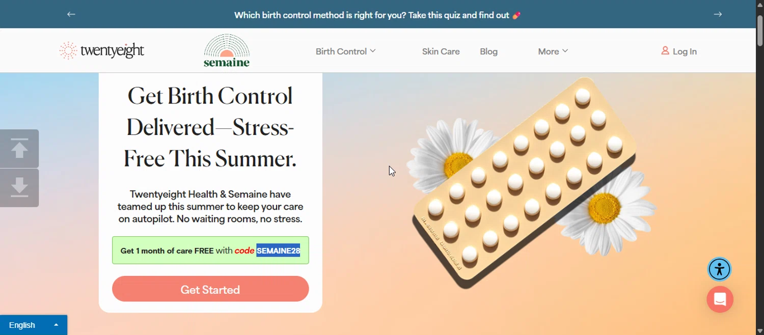 Twentyeight promo code screenshot showing code SEMAINE28 applied at Twentyeight checkout page. Uploaded by SimplyCodes community member 111111 on Oct 31, 2025