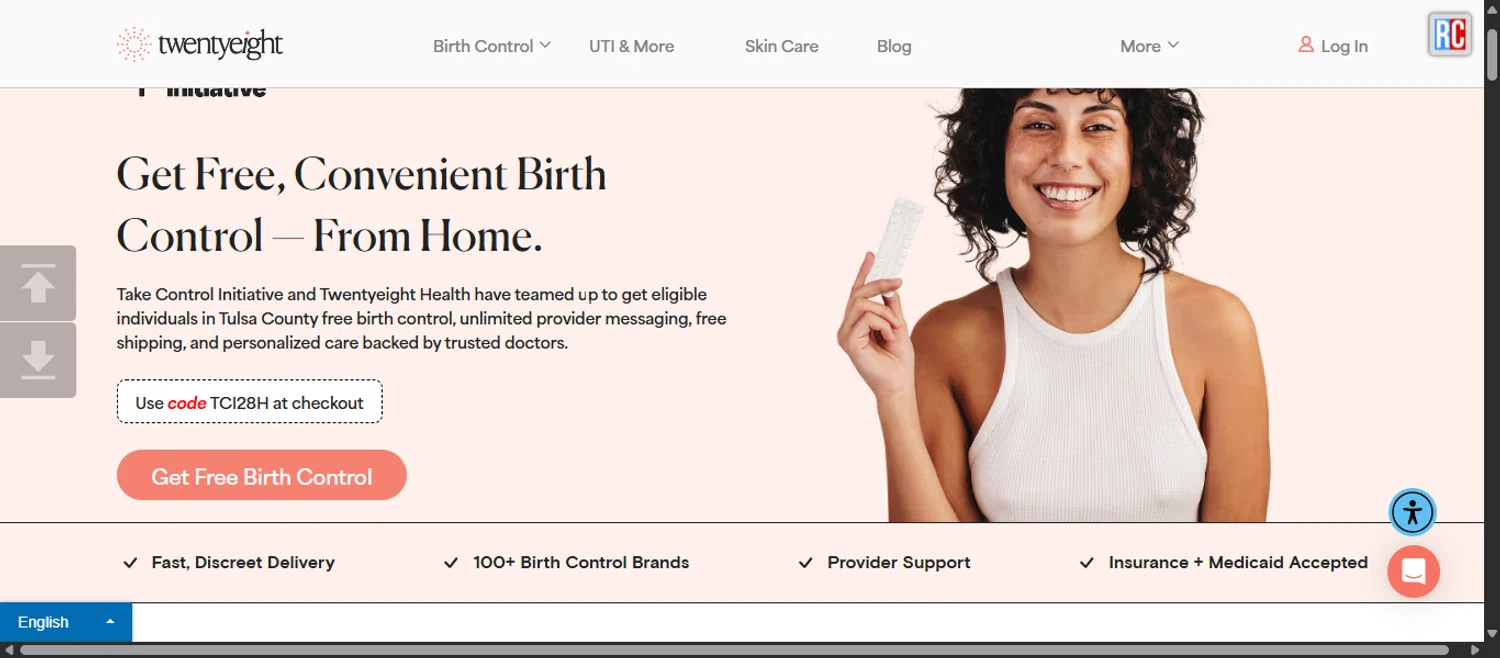 Twentyeight promo code screenshot showing code TCI28H applied at Twentyeight checkout page. Uploaded by SimplyCodes community member 111111 on Oct 31, 2025