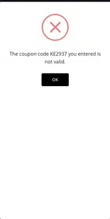 TWINE CBD coupon verification screenshot