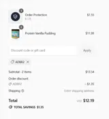 ADBR2 coupon verification screenshot