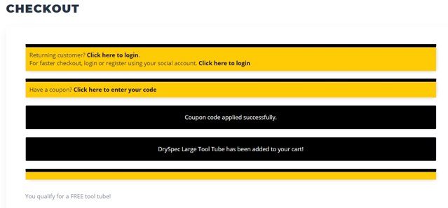 Twisted Throttle checkout page showing Twisted Throttle promo code box | Screenshot taken by SimplyCodes community member on Dec 14, 2020