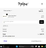 TWISTYSHOP coupon verification screenshot
