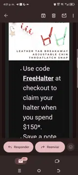 Freehalter coupon verification screenshot