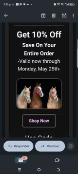 HALTER coupon verification screenshot
