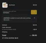 SHIP2RHC coupon verification screenshot