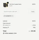 Scarast10 coupon verification screenshot