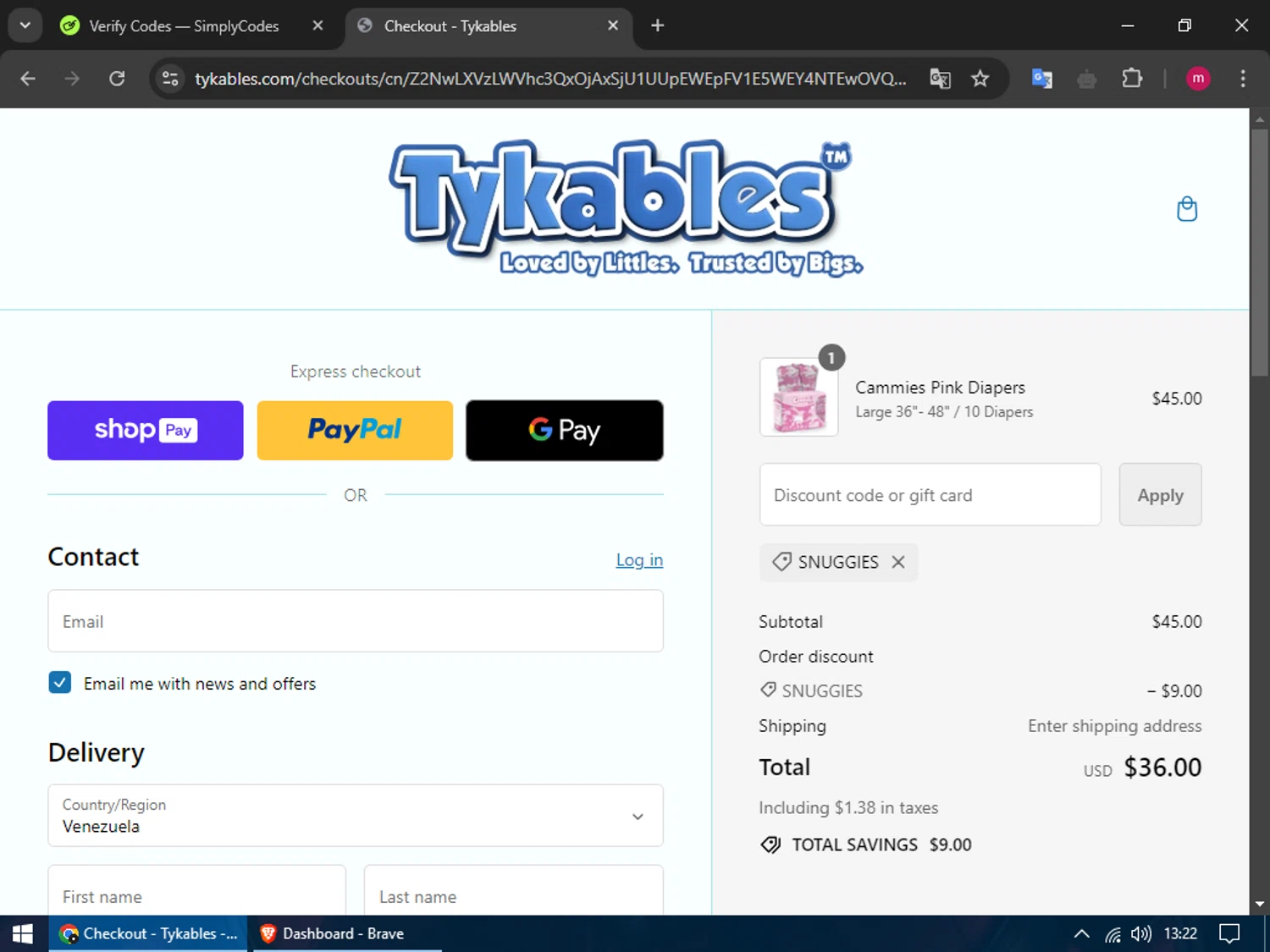 how to use Tykables coupons