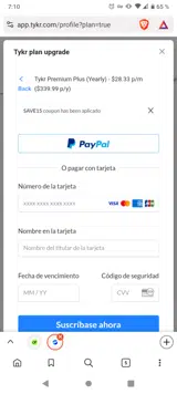SAVE15 coupon verification screenshot