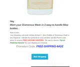 FREE-SHIPPING-64OZ coupon verification screenshot
