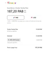 40%OffForever. coupon verification screenshot