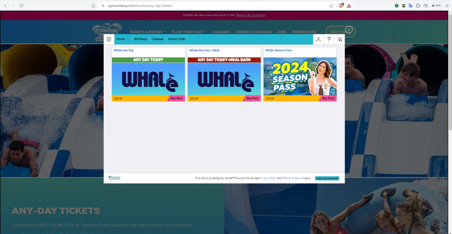 how to use Typhoon Texas coupons