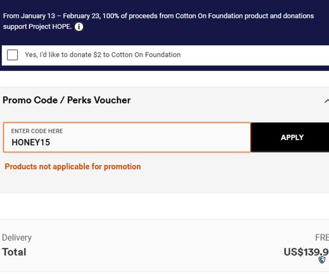 Typo checkout page showing Typo promo code box | Screenshot taken by SimplyCodes community member on Mar 30, 2025