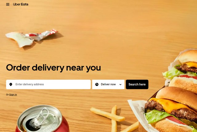 Uber Eats checkout page showing Uber Eats promo code box | Screenshot taken by SimplyCodes community member on Aug 15, 2025