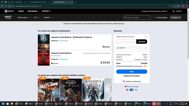 Ubisoft Promo Codes (12 Verified) - Sitewide Feb 2025