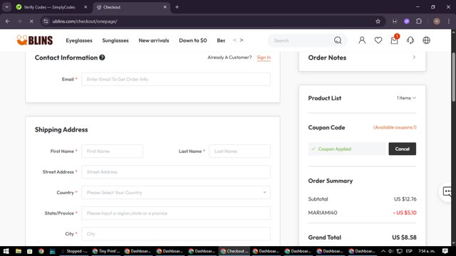 Ublins checkout page showing Ublins coupon code box | Screenshot taken by SimplyCodes community member on Aug 22, 2025