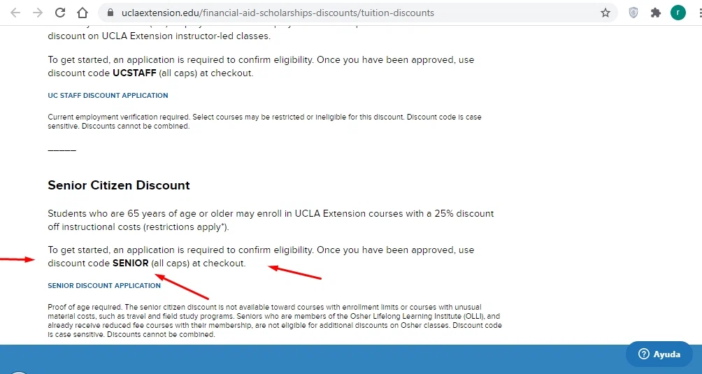 how to use UCLA Extension coupons
