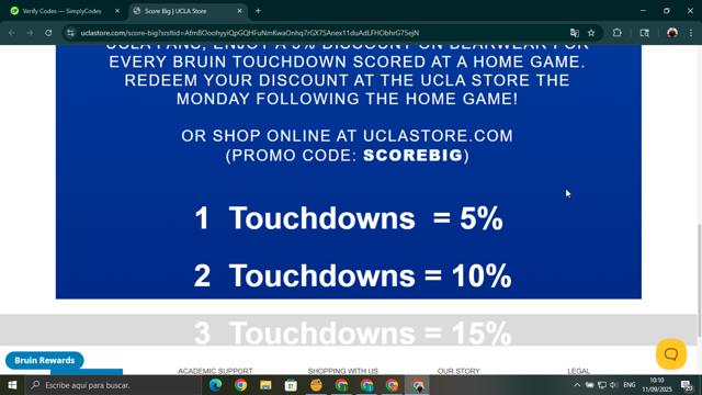 UCLA Store checkout page showing UCLA Store promo code box | Screenshot taken by SimplyCodes community member on Sep 11, 2025