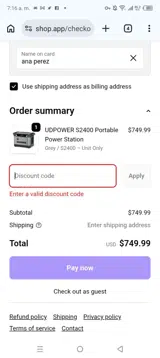 SIMPLYCODES7 coupon verification screenshot