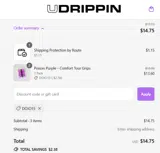 Udrippin coupon verification screenshot