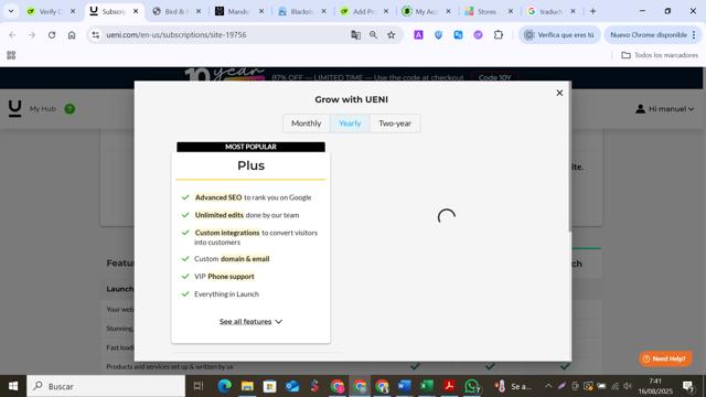 UENI US checkout page showing UENI US promo code box | Screenshot taken by SimplyCodes community member on Aug 16, 2025