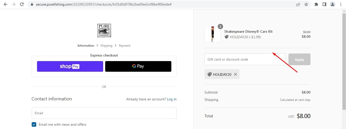 how to use Vail Valley Anglers coupons