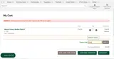 University of Hawai'i Mānoa Bookstore coupon verification screenshot
