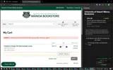 University of Hawai'i Mānoa Bookstore coupon verification screenshot