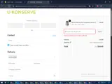 U-Konserve coupon verification screenshot