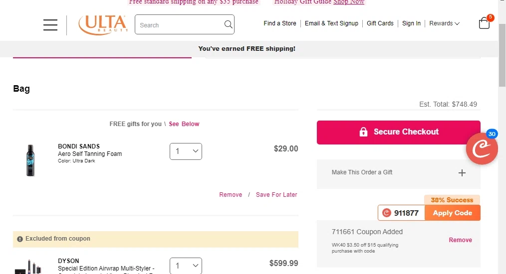 $10 Off ULTA Coupon Codes | Nov 2022 | SimplyCodes