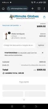 TFWF69G559GD coupon verification screenshot