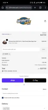 SAVE5 coupon verification screenshot