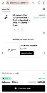 UD15 coupon verification screenshot