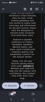 Spring15 coupon verification screenshot
