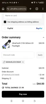 MANUELESCOBAR coupon verification screenshot