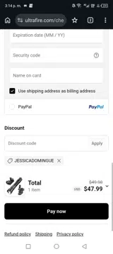 JESSICADOMINGUE coupon verification screenshot