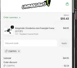 CGKFPV5 coupon verification screenshot
