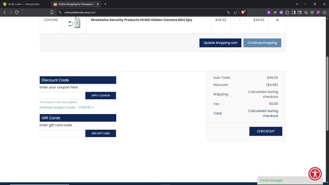 Unbeatable Sale checkout page showing Unbeatable Sale promo code box | Screenshot taken by SimplyCodes community member on Jun 7, 2025