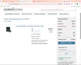 UNC Student Stores coupon verification screenshot