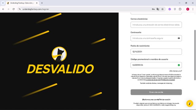 Underdog Fantasy checkout page showing Underdog Fantasy promo code box | Screenshot taken by SimplyCodes community member on Jul 31, 2025