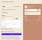 Under Luna coupon verification screenshot