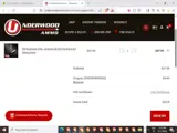 Underwood Ammo coupon verification screenshot