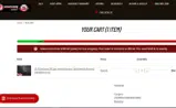 Underwood Ammo coupon verification screenshot