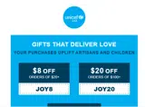 UNICEF Market coupon verification screenshot