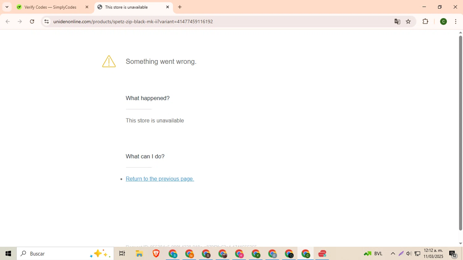 Uniden Online promo code screenshot showing code CORBIN applied at Uniden Online checkout page. Uploaded by SimplyCodes community member DevianArt on Mar 11, 2025