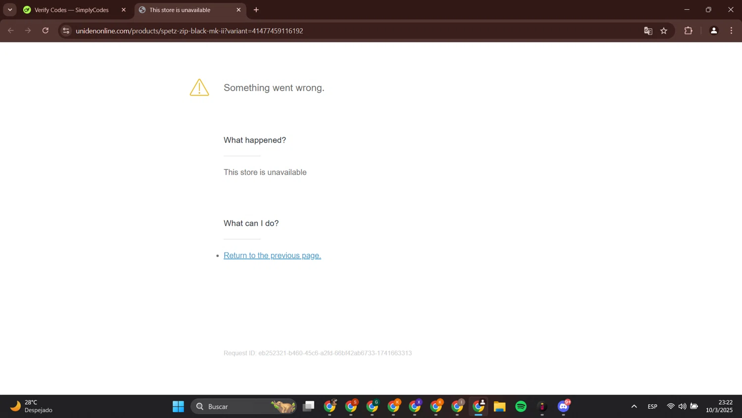 Uniden Online promo code screenshot showing code CORBIN applied at Uniden Online checkout page. Uploaded by SimplyCodes community member alejandrobermudez on Mar 11, 2025
