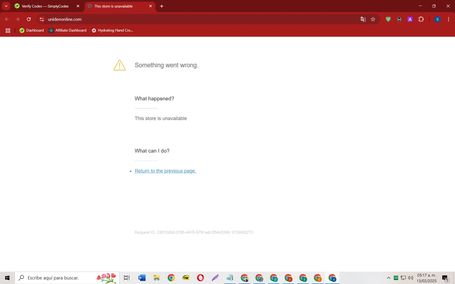 Uniden Online promo code screenshot showing code FLY applied at Uniden Online checkout page. Uploaded by SimplyCodes community member CleverOwl2485 on Feb 13, 2025