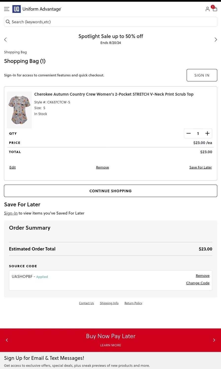 Uniform Advantage Coupon Codes 20 Off September 2024